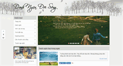 Desktop Screenshot of danhngondoisong.com